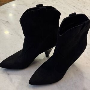 Nine West Elegant Black Heeled Boots